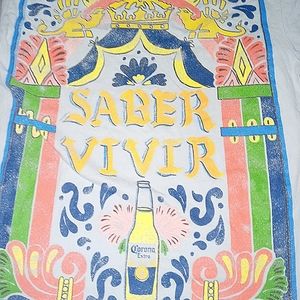 Corona colorful Back graphic t
